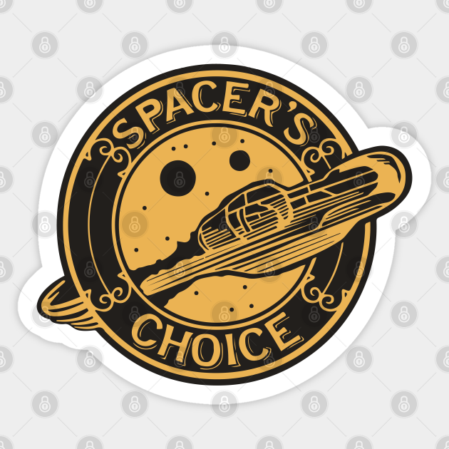 Spacer's Choice Ship Logo Spacers Choice Sticker TeePublic